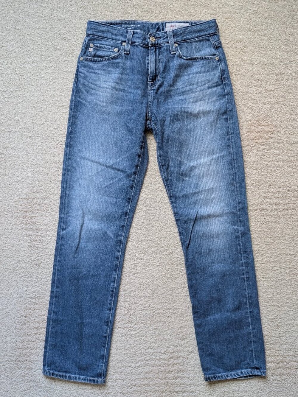 AG sz 24 Ex-boyfriend 17 years Slouchy Slim light blue Jeans Adriano Goldschmied